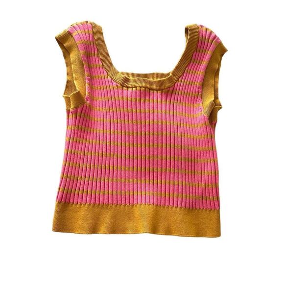 CALLAHAN KNITWEAR Chey Striped Knit‎ Skirt Set Sz M - Picture 4 of 5